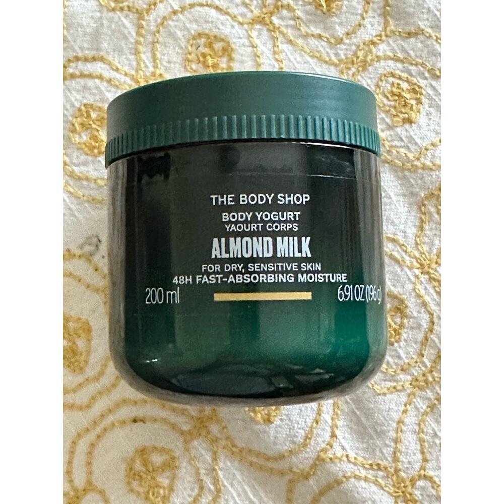 The Body Shop ALMOND MILK Body Yogurt 6.91 Oz Vegan